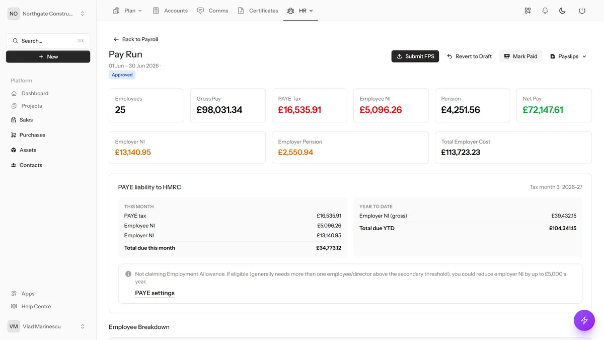 Full UK Payroll