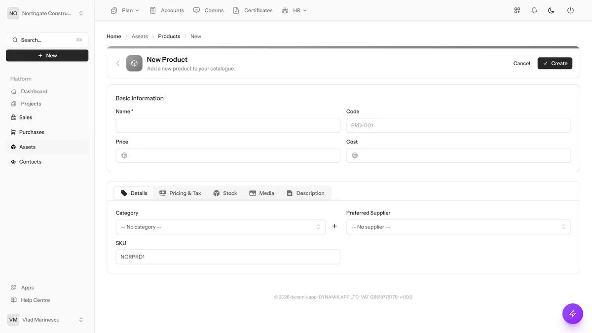 Reorder Alerts